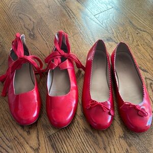 Elephantito red shoes size 37 Big girl size 6 🩰♥️